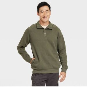 NwOT Goodfellow Green Pullover Sz medium